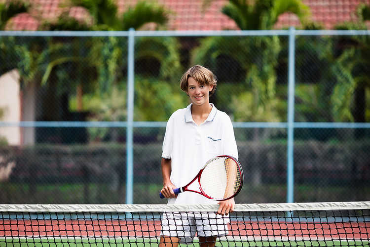 The Tennis Player by Cole Parker